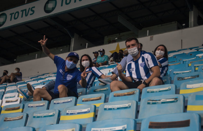 Avaí voltou a receber torcedores na Ressacada no último domingo &#8211; Foto: Laysa Silva/Avaí F.C