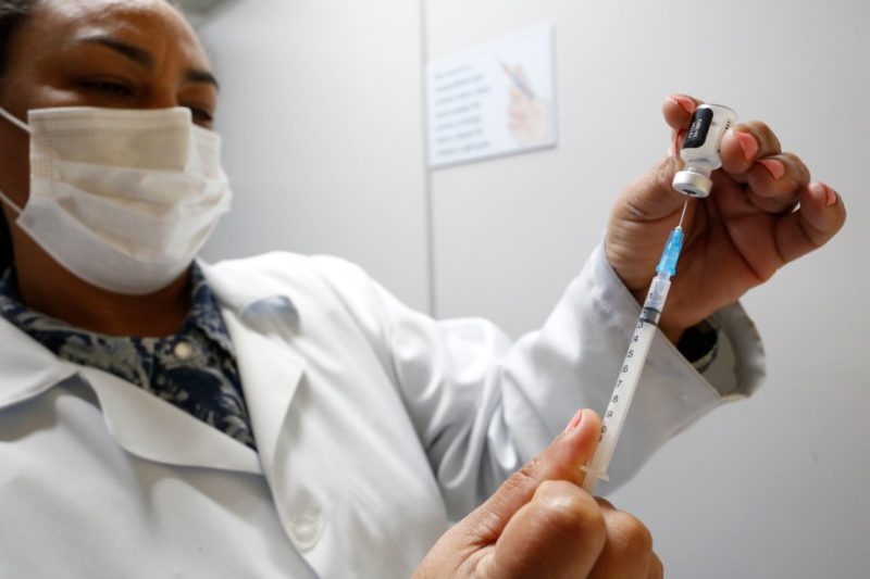 Vacina está sendo aplicada em 18 unidades de saúde em Joinville &#8211; Foto: Divulgação/ND