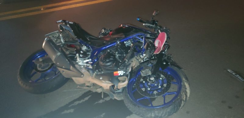 Acidente matou o motociclista no local do acidente – Foto: Ca&ccedil;ador.net/ND