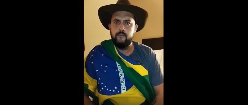 Ainda foragido, Zé Trovão voltou a publicar vídeo na noite de terça-feira (7) &#8211; Foto: Reprodução/Internet