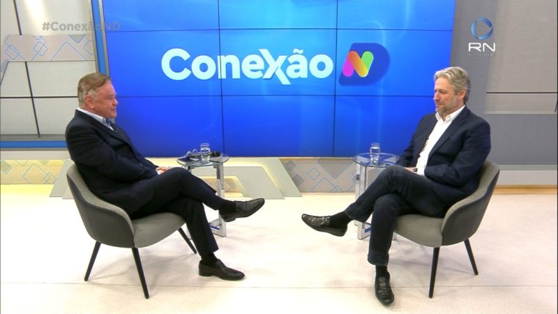 O jornalista Paulo Alceu convida o cirurgi&atilde;o Jeferson Jos&eacute; Diel para uma entrevista sobre sa&uacute;de. – Foto: Reprodu&ccedil;&atilde;o/NDTV