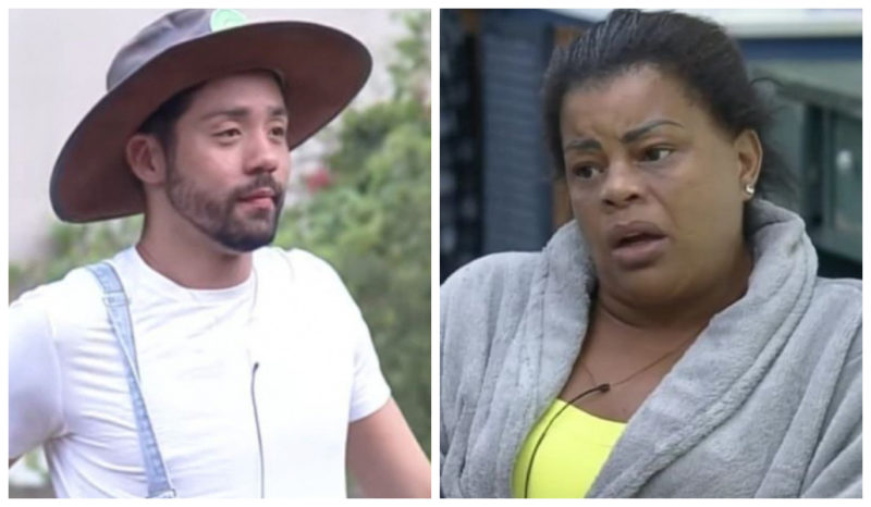 Rico e Tati são inimigos declarados em A Fazenda – Foto: Reprodução Record TV