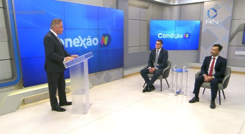 Paulo Alceu convida dois advogados para comentar as questões de legislação que envolvem a CPI da Covid. – Foto: Reprodução/NDTV