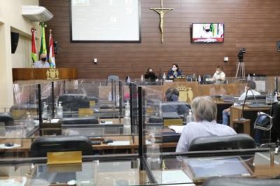 Encontro da c&acirc;mera de vereadores com setores civis discute o edital de ambulantes para o ver&atilde;o 2021/2022 – Foto: Divulga&ccedil;&atilde;o/ CMF/ ND