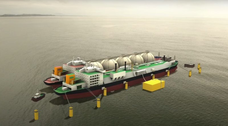 Imagem do projeto do terminal de g&aacute;s – Foto: Divulga&ccedil;&atilde;o