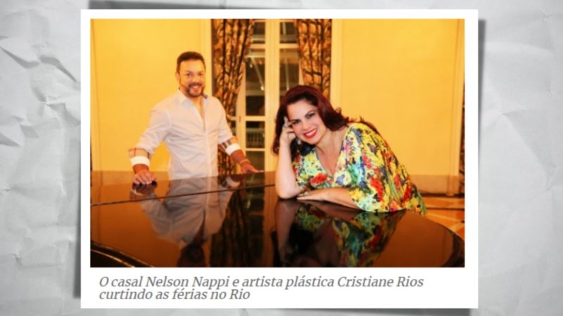 Nelson Nappi e Cristina Rios – Foto: Reprodução/ND