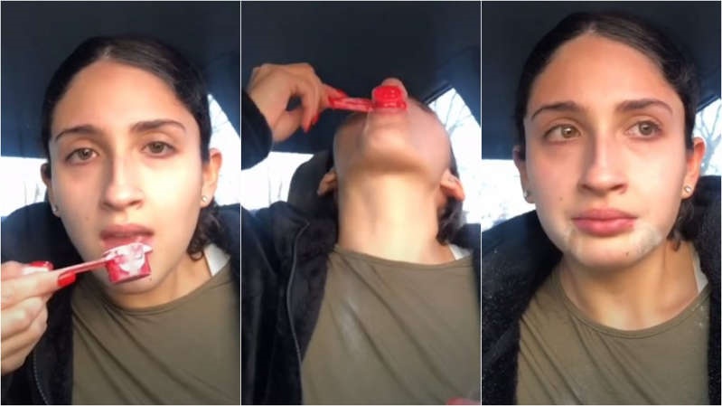 Novo desafio do TikTok pode causar asfixia e pneumonia; entenda – Foto: Reprodu&ccedil;&atilde;o/ND