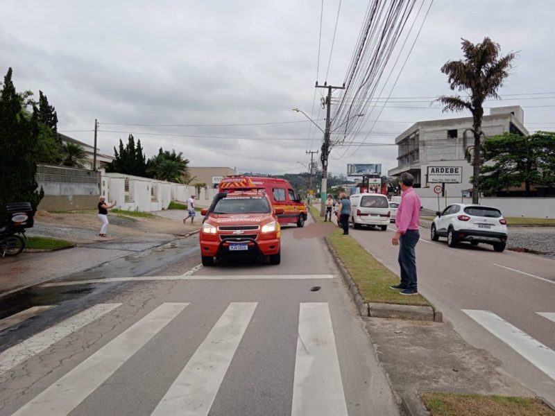 Motociclista de 33 anos morre em acidente de tr&acirc;nsito em Brusque. no Vale do Itaja&iacute; – Foto: Pedro Paulo Angioletti/R&aacute;dio Araguaia