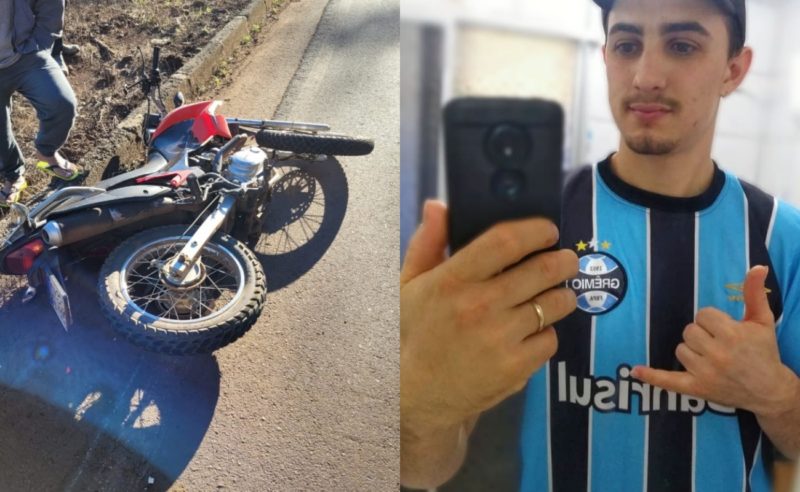 Motociclista morre em acidente em SC e deixa filho de 2 anos – Foto: Reprodução/ND