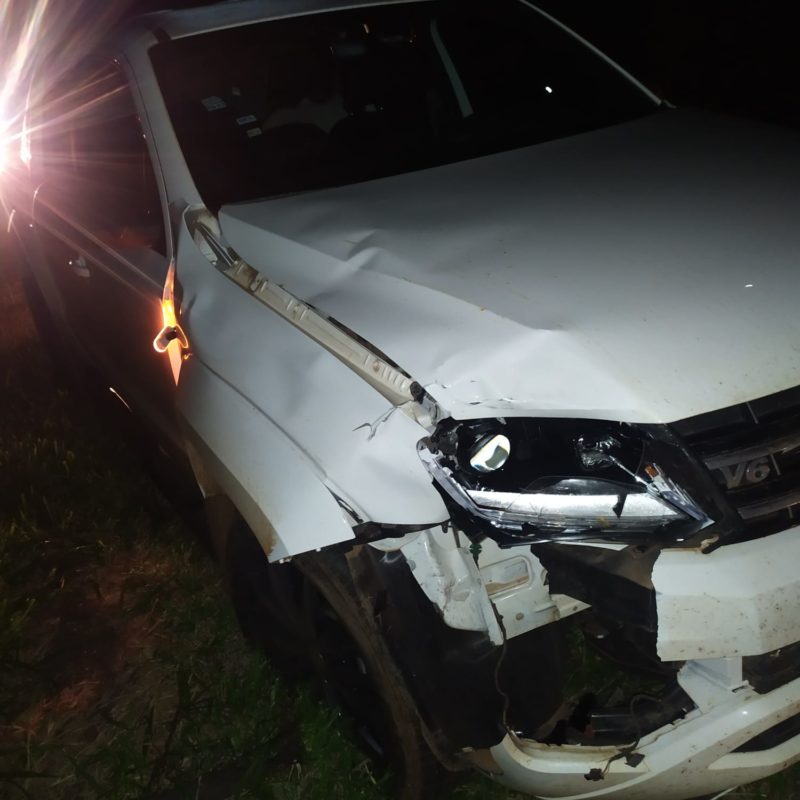 Acidente ocorreu no Paran&aacute; na noite de segunda-feira – Foto: Corpo de Bombeiros/ND