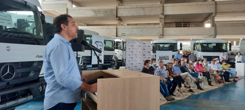 Governador esteve presente em munic&iacute;pios do Vale – Foto: Divulga&ccedil;&atilde;o/Adriane Rengel Ituporanga