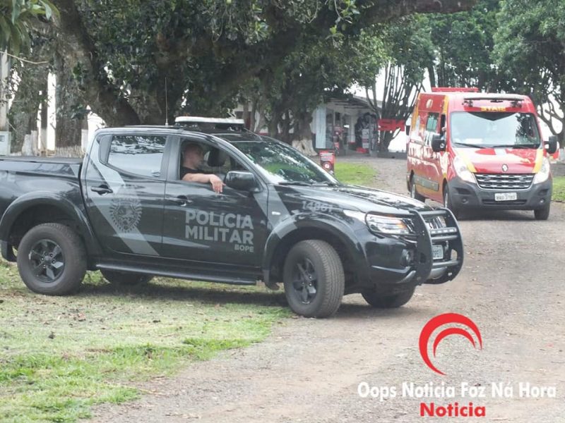 Caso aconteceu na madrugada de domingo – Foto: Oops Not&iacute;cia Foz na Hora/ND