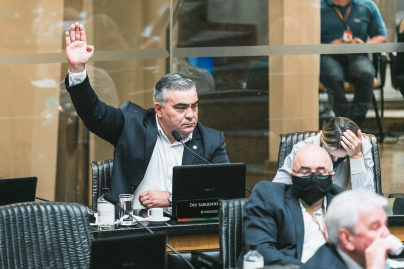 Deputados estaduais durante a sess&atilde;o desta ter&ccedil;a-feira (26) – Foto: Bruno Colla&ccedil;o/Divulga&ccedil;&atilde;o/ND
