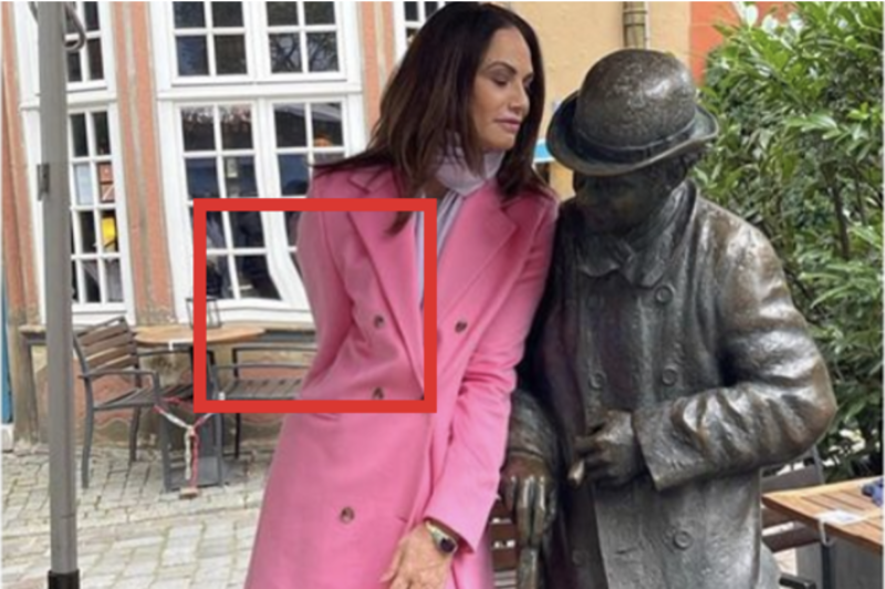 Cinturinha fina: “Segura o Photoshop”, escreveu uma seguidora – Foto: Reprodução