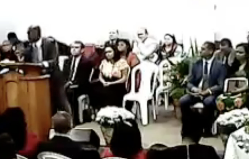 Pastor Geter da Silva teve um AVC durante culto – Foto: Reprodução