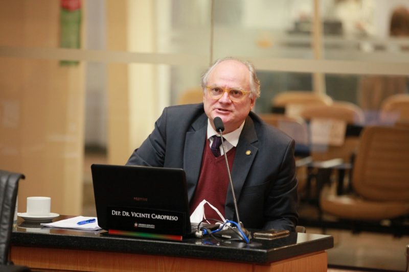 Deputado acompanha an&uacute;ncio de obras. – Foto: Divulga&ccedil;&atilde;o