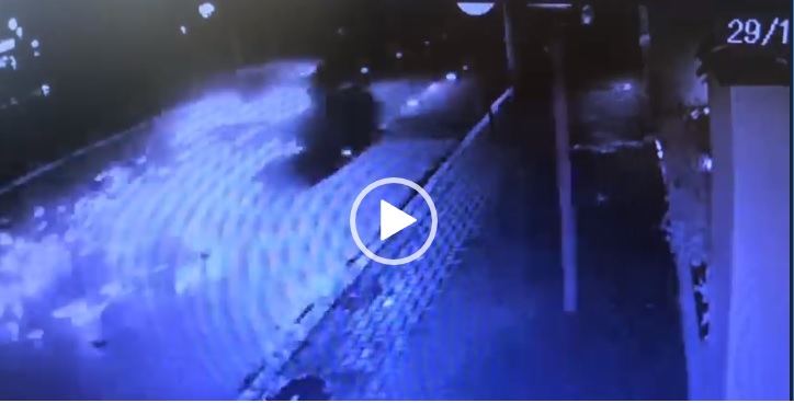 vídeo flagra veículo antes do acidente