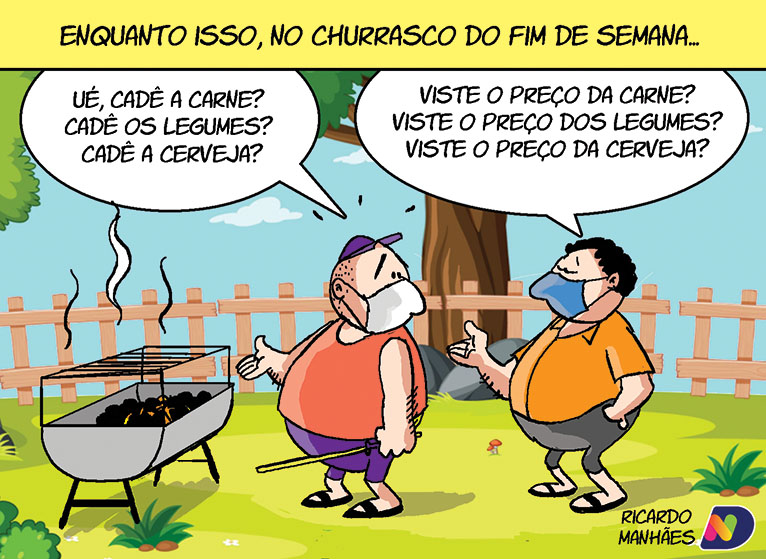 Confira a charge do fim de semana