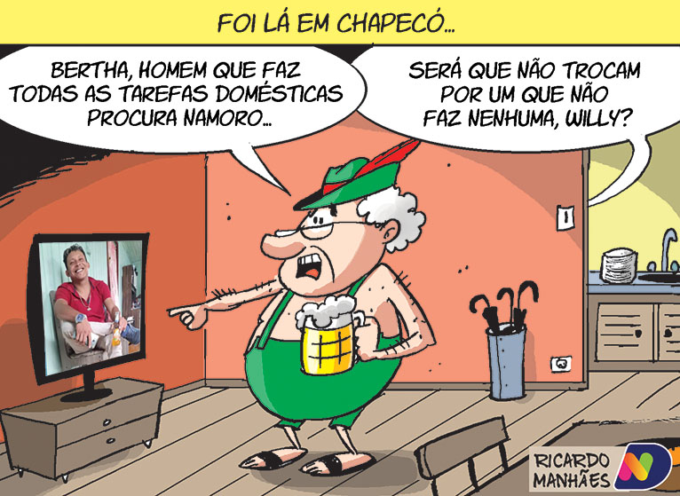 Confira a charge deste fim de semana