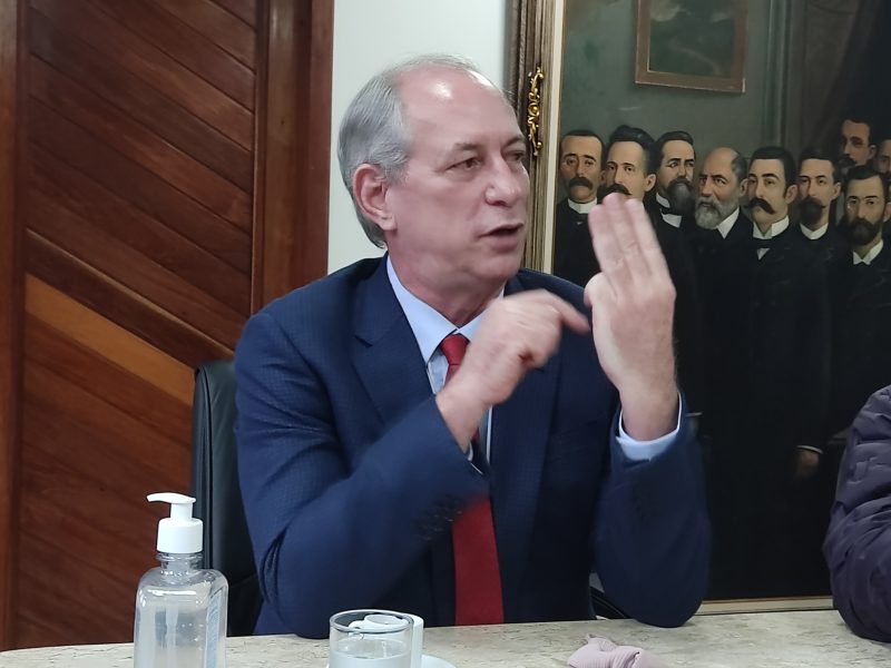 O pedetista esteve em SC e participou de encontro do partido – Foto: Paulo Rolemberg/ND