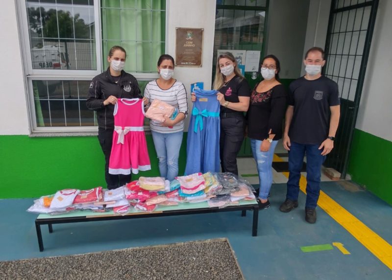 Nesta sexta-feira (8), a produ&ccedil;&atilde;o foi doada para o Ceim (Centro de Educa&ccedil;&atilde;o Infantil Municipal) Juninho – Foto: Departamento de Administra&ccedil;&atilde;o Prisional/ND