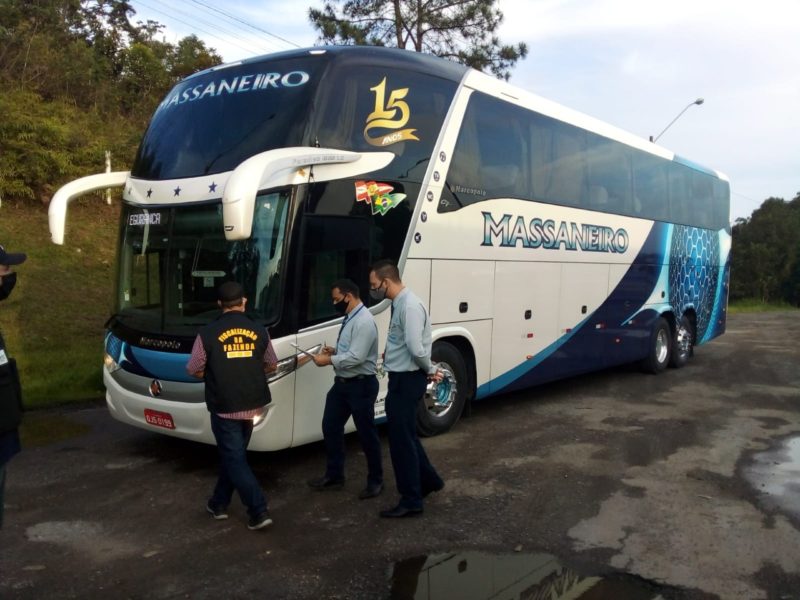 Ônibus estava indo de Brusque a São Paulo – Foto: Divulgação/ND