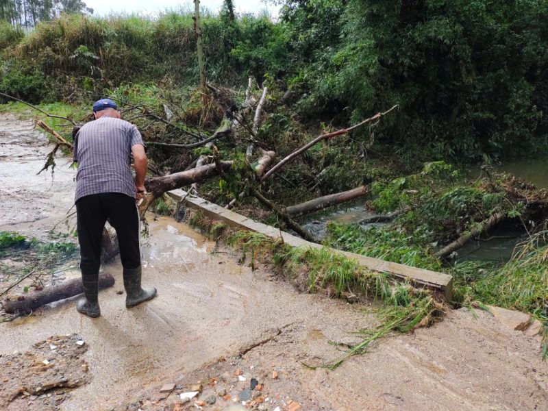 Santa Amaro da Imperatriz decretou estado de emergência – Foto: Paulo Mueller/NDTV