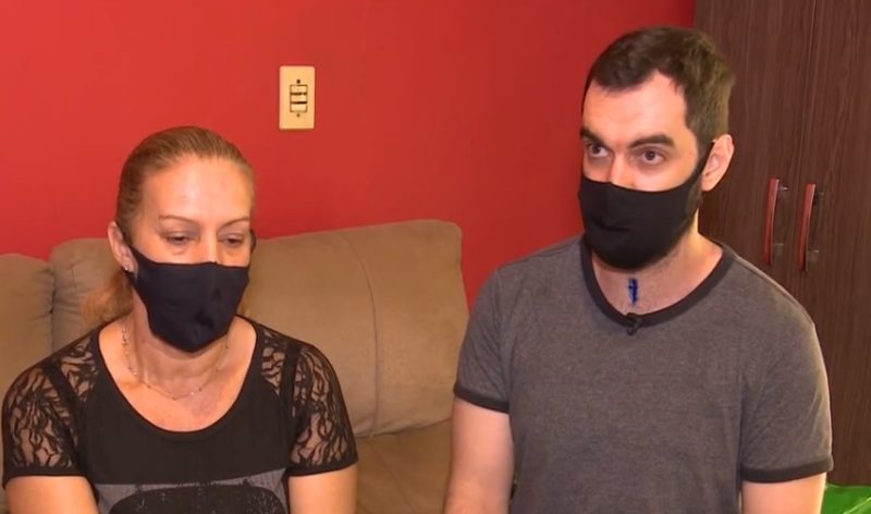 Fábio e sua mãe, Maristela