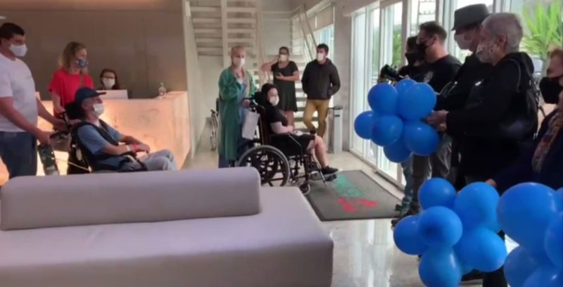 Jornalista Fabr&iacute;cio Wolff deixa o hospital ap&oacute;s 115 dias de luta contra a Covid-19 – Foto: Reprodu&ccedil;&atilde;o/Internet