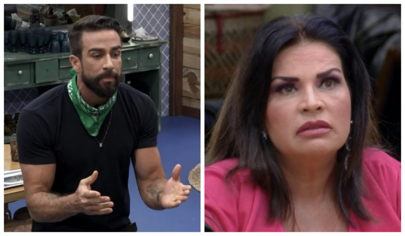 Erasmo e Solange batem boca na Fazenda