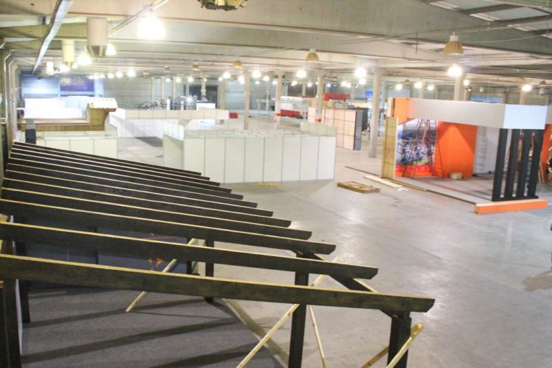 &Uacute;ltimos detalhes da feira est&atilde;o sendo completados – Foto: Divulga&ccedil;&atilde;o/ND