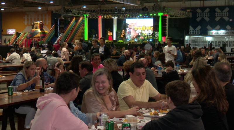 Gastronomia italiana &eacute; uma das atra&ccedil;&otilde;es da Festit&aacute;lia de Blumenau – Foto: Reprodu&ccedil;&atilde;o/Festit&aacute;lia/NDTV