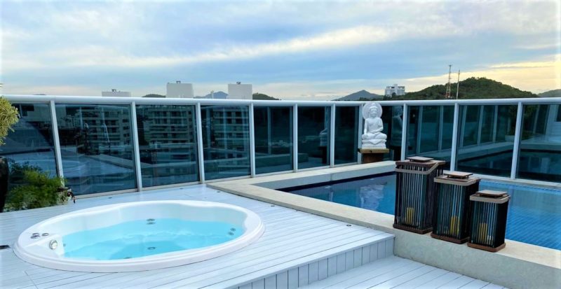 SPA Verano, modelo da empresa, com capacidade para 5 pessoas – Foto: Divulgação Fontini SPA