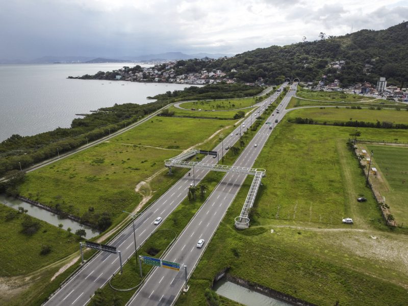 Primeira etapa da revitalização da Via Expressa Sul é entregue em Florianópolis &#8211; Foto: Anderson Coelho/Arquivo/ND
