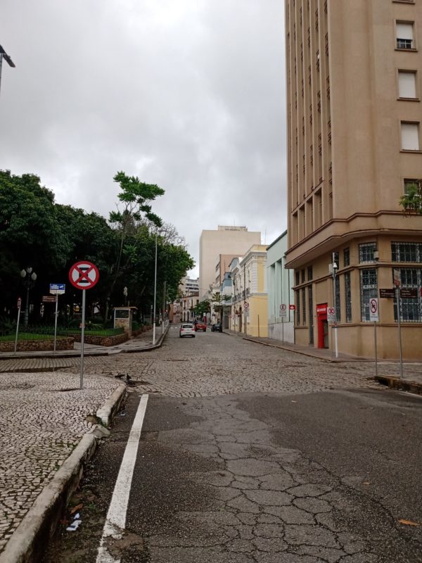 &Aacute;rea da ala leste do Centro Hist&oacute;rico de Florian&oacute;polis – Foto: Fabio Gadotti/ND