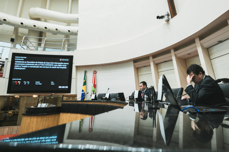 Deputados estaduais na sess&atilde;o desta quinta-feira (7) – Foto: Bruno Colla&ccedil;o/Divulga&ccedil;&atilde;o/ND