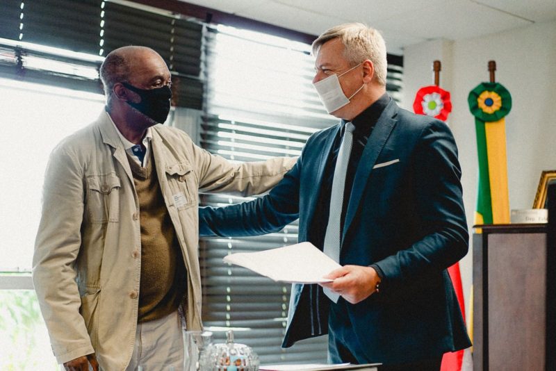 Projeto que foi apresentado pelo deputado Fabiano da Luz atende ao pedido do presidente do Conselho Estadual das Popula&ccedil;&otilde;es Afrodescendentes de Santa Catarina (Cepa/SC), M&aacute;rcio de Souza. – Foto: Luca Gebara/Divulga&ccedil;&atilde;o/ND