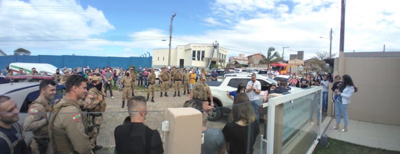 Homenagem a policial militar