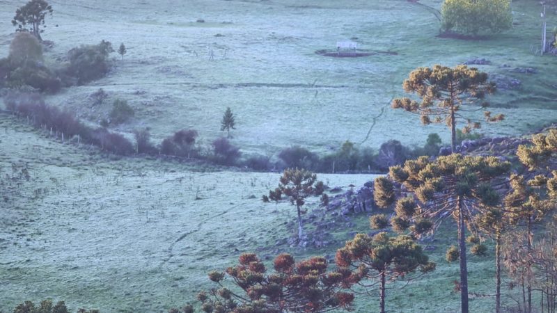 Al&eacute;m do frio, ciclone tamb&eacute;m deve marcar a semana em Santa Catarina – Foto: Mycchel Legnaghi/S&atilde;o Joaquim Online