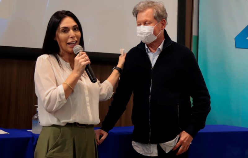 Geov&acirc;nia de S&aacute; e Arthur Virg&iacute;lio Neto – Foto: Karla Vieira/Divulga&ccedil;&atilde;o/ND