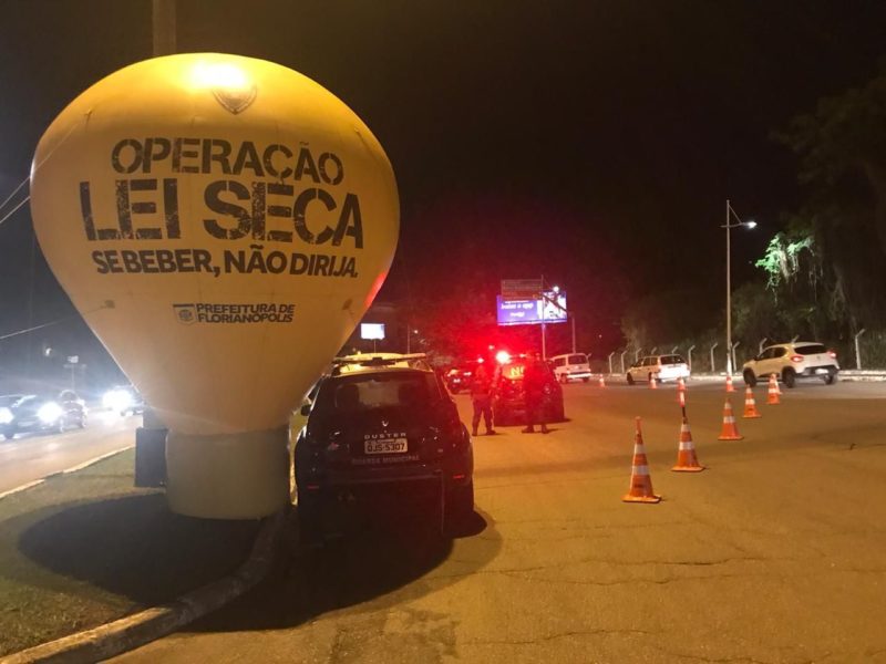 Madrugada tem Blitz da Lei Seca em região continental de Florianópolis – Foto: GMF/Divulgação/ND