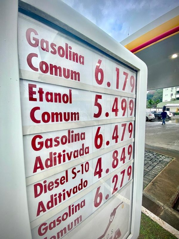Preço da gasolina em Blumenau preocupa motoristas – Foto: Moisés Steker/NDTV