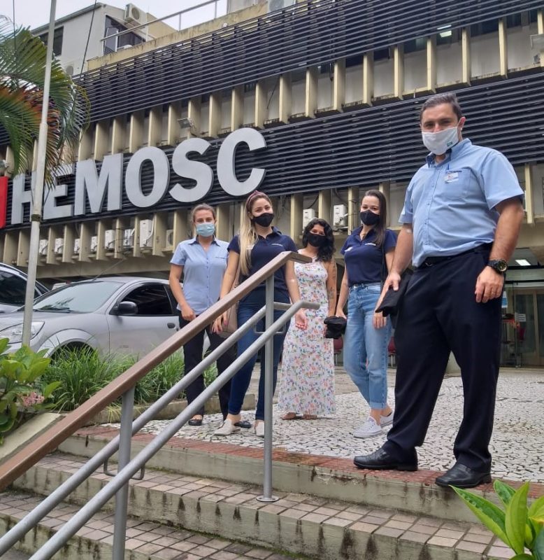 Empresas Dimas desenvolvem a conscientização de seus funcionários sobre a importância de doar sangue – Foto: Arquivo/Grupo Dimas