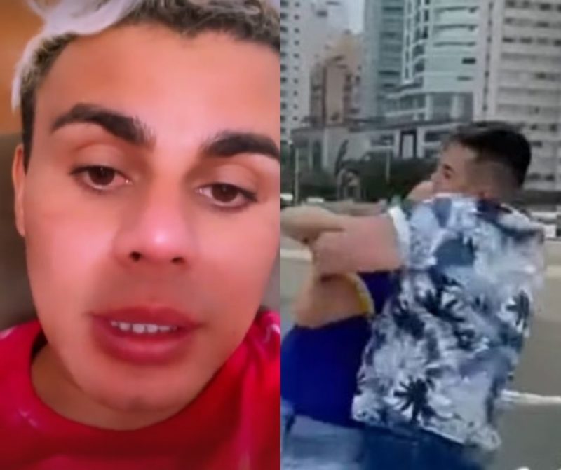 Drag diz que ainda tem medo de sair na rua ap&oacute;s epis&oacute;dio de homofobia em BC – Foto: Internet e Metr&oacute;poles/Reprodu&ccedil;&atilde;o/ND