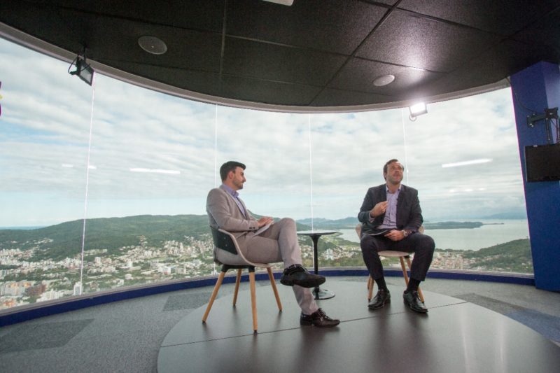 Presidente da OAB/SC esteve na reda&ccedil;&atilde;o do Grupo ND – Foto: Leo Munhoz/ND