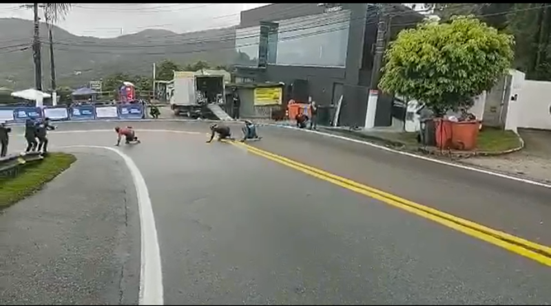 Interdição no Morro da Lagoa, em Florianópolis, ocorreu para a realização de evento de skate