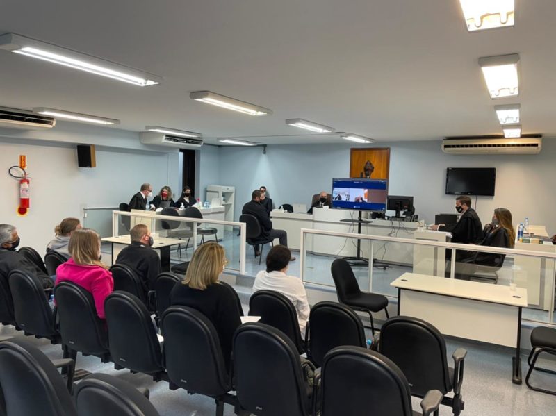 Réu foi condenado após sessão de 16 horas – Foto: TJSC/Divulgação
