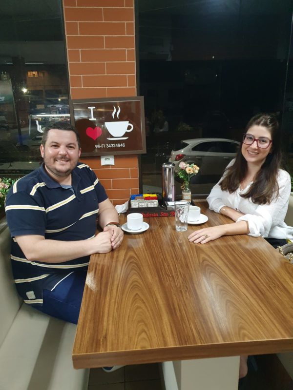 Nesta semana a pré-candidata a deputada estadual Karen Moura esteve com o integrantes da Executiva Nacional da Executiva do MDB, Max Mello – Foto: Divulgação