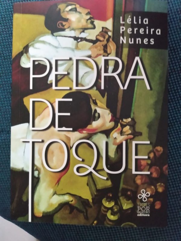 Capa do livro “Pedra de Toque” foi produzida pelo artista Rodrigo de Haro. – Foto: Divulga&ccedil;&atilde;o/ND