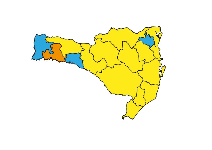 SC n&atilde;o tem regi&otilde;es em n&iacute;vel de risco grav&iacute;ssimo – Foto: Governo de SC/Reprodu&ccedil;&atilde;o